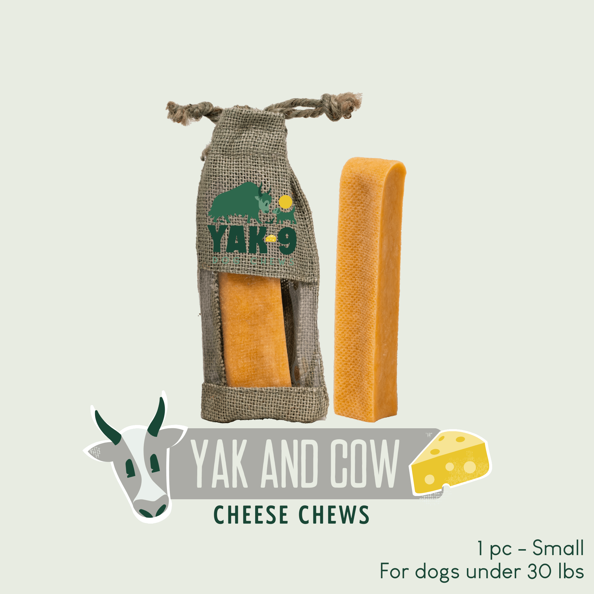 Yak9 Yak And Cow Yak Milk Chews for Dogs - Yak9 Chews
