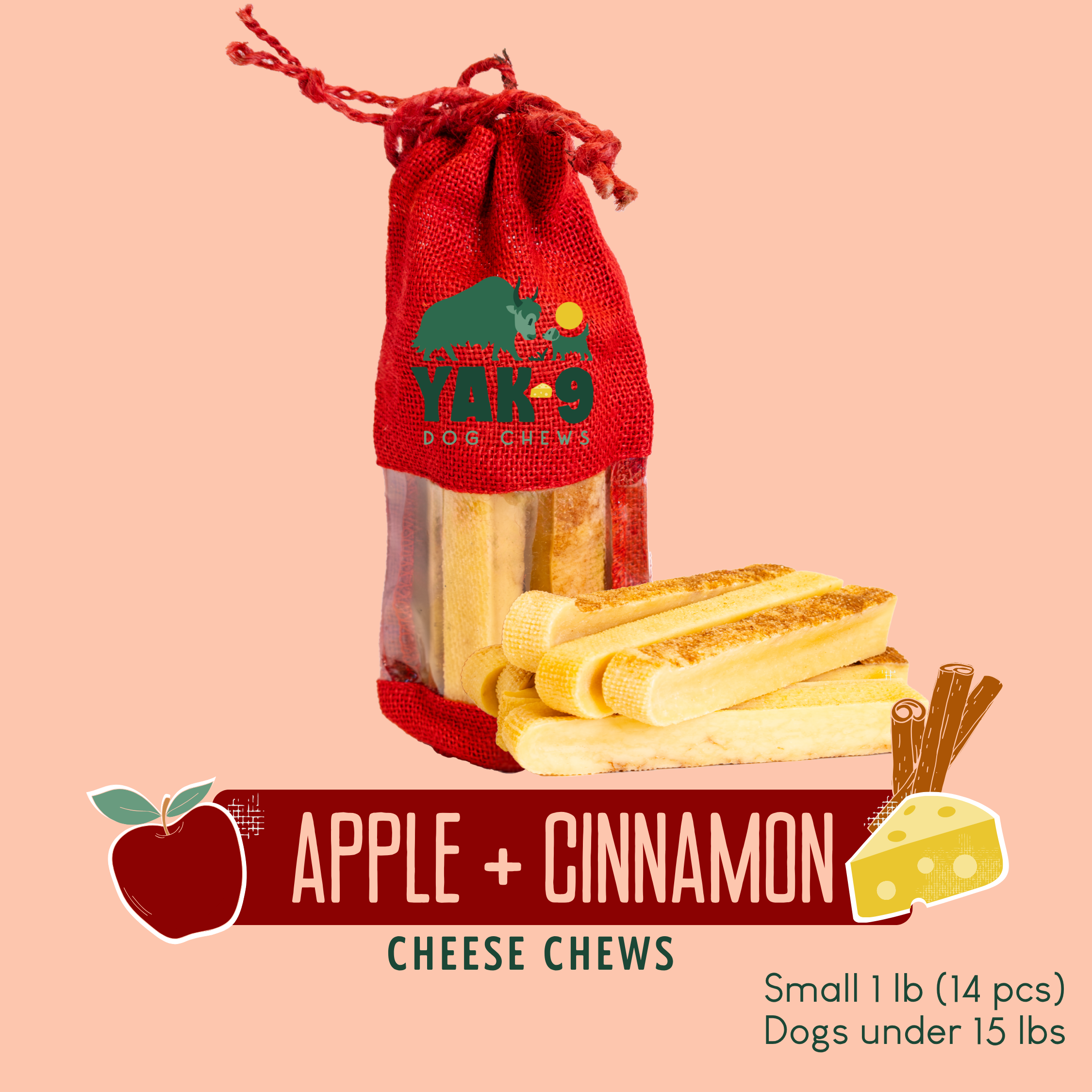 Apple Cinnamon Chews for Dogs
