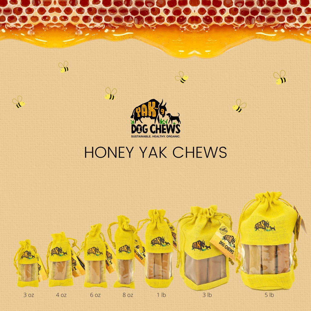 Yak9 Honey Yak Milk Chews for Dogs - Yak9 Chews