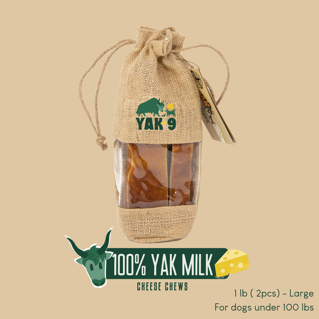 Yak9 100% Yak Milk Chews for Dogs - Yak9 Chews