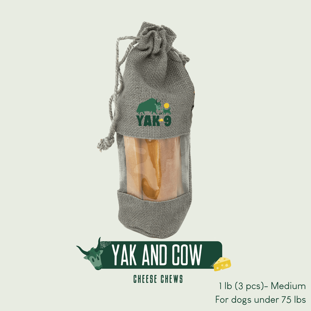 Yak9 Yak and Cow Milk Chews for Dogs - Yak9 Chews