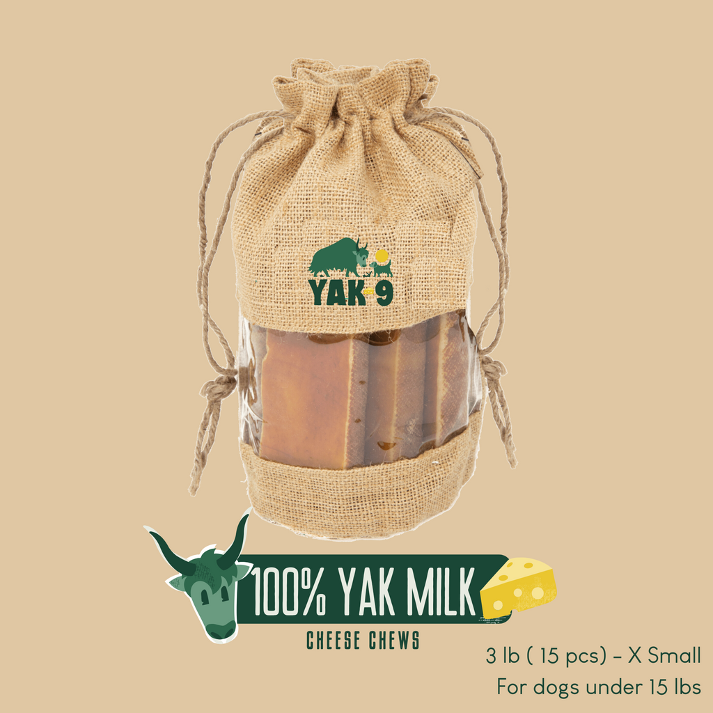 Yak9 100% Yak Milk Chews for Dogs - Yak9 Chews