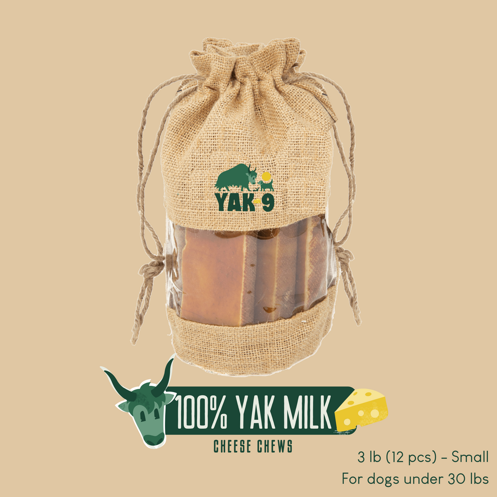 Yak9 100% Yak Milk Chews for Dogs - Yak9 Chews