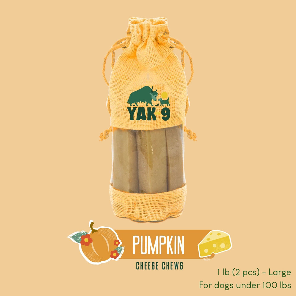 Yak9 Pumpkin Yak Chews for Dogs - Yak9 Chews