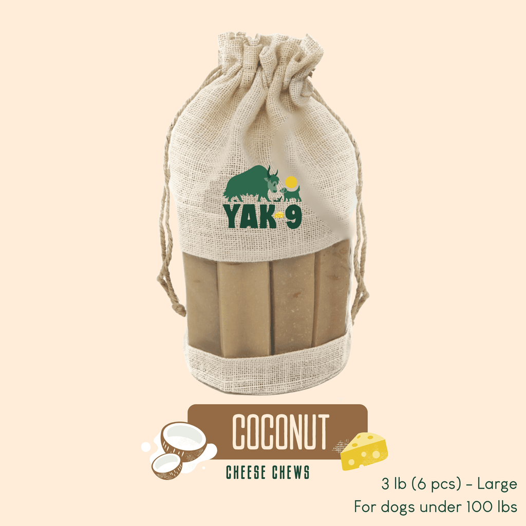 Yak9 Coconut Yak Milk Chews for Dogs - Yak9 Chews