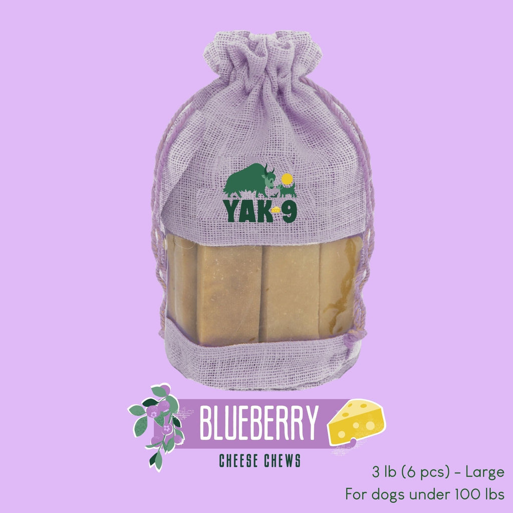 Yak9 Blueberry Yak Chews for Dogs - Yak9 Chews