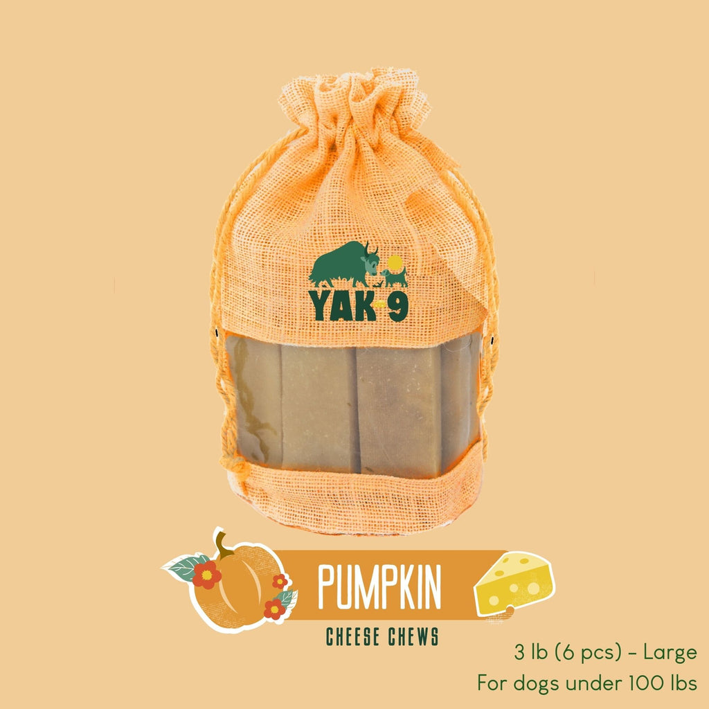 Yak9 Pumpkin Yak Chews for Dogs - Yak9 Chews