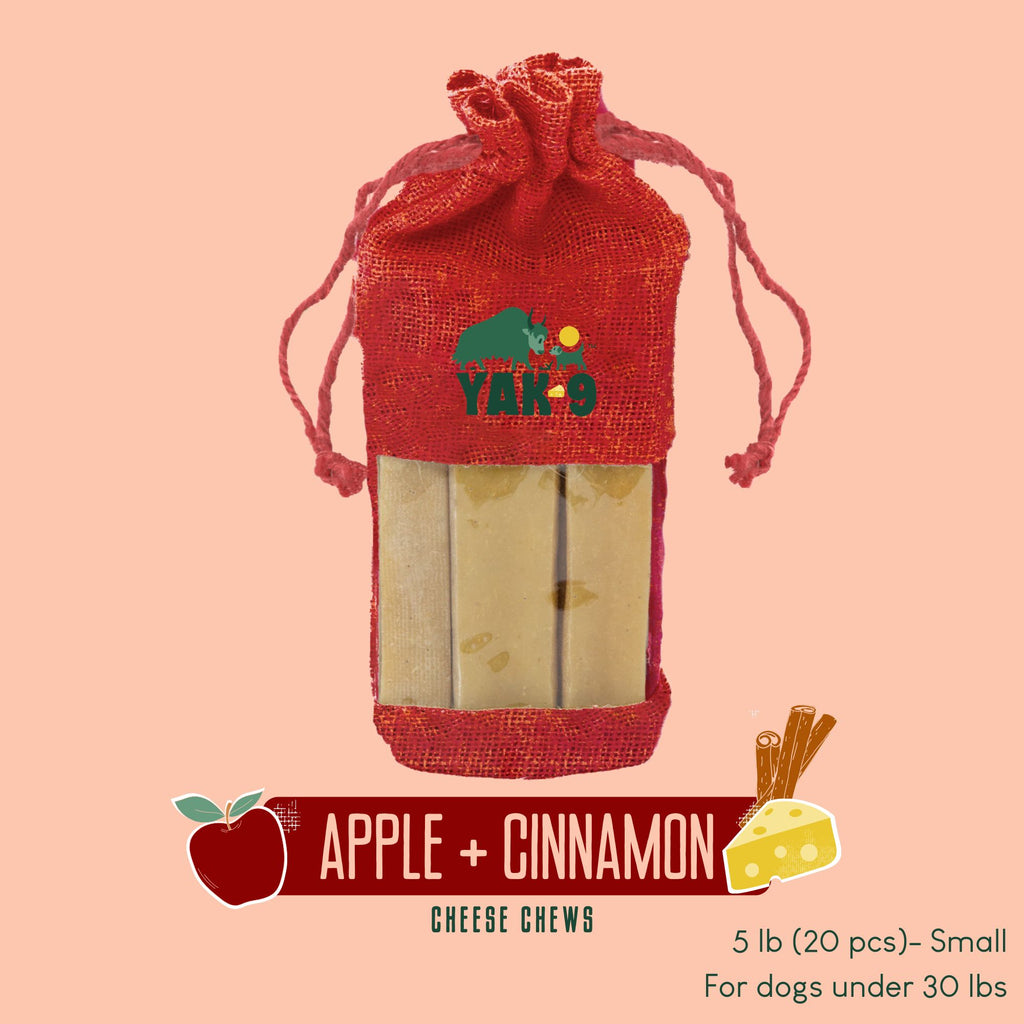 Yak9 Apple and Cinnamon Yak Milk Chews for Dogs - Yak9 Chew