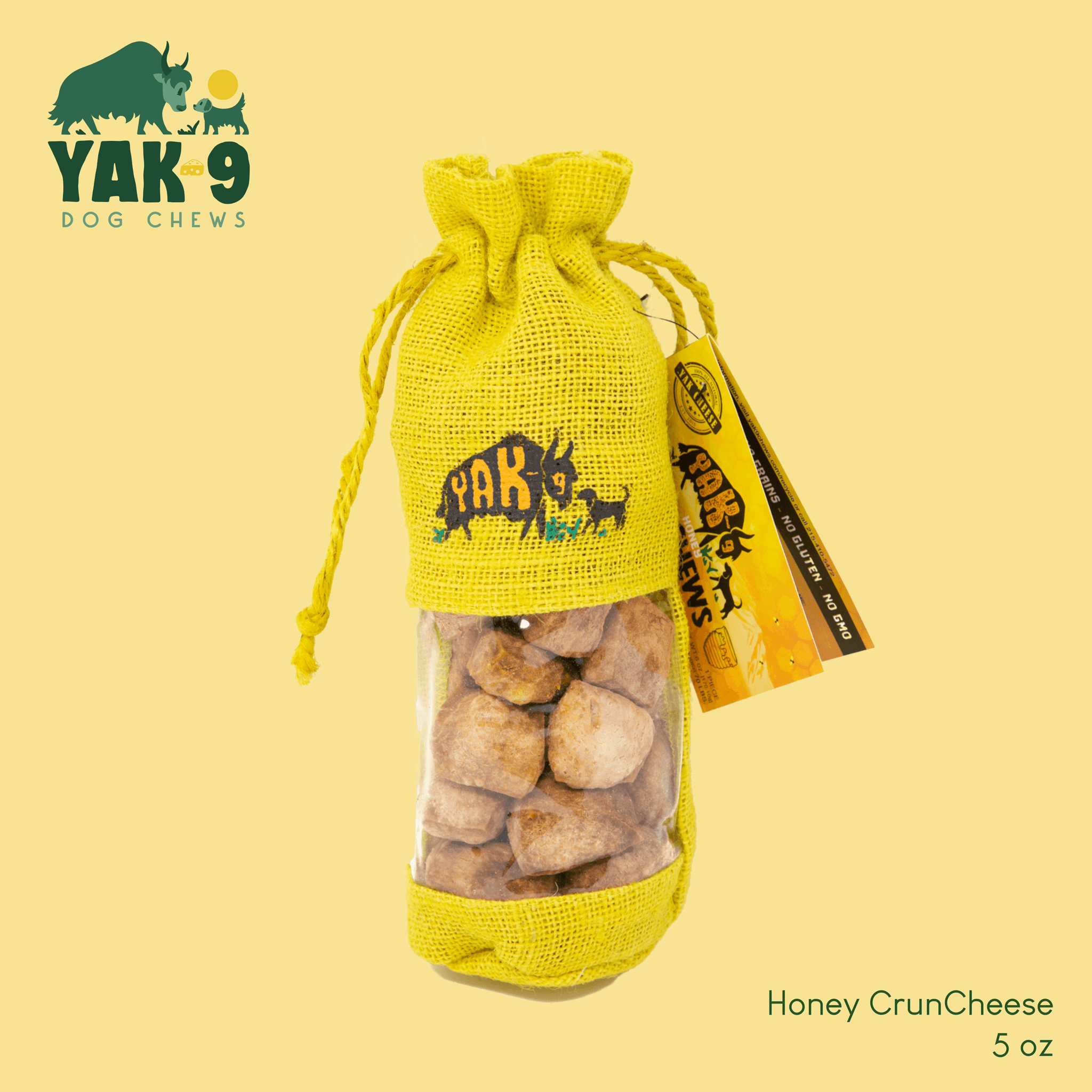 Yak9 CrunCheese - Crunchy Yak Cheese Treats for Dogs | Yak9 Chews