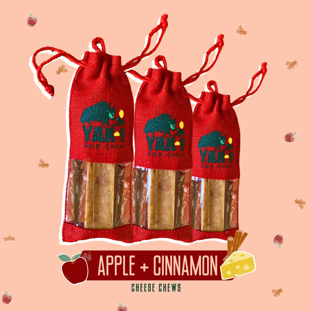Yak9 Apple and Cinnamon Yak Milk Chews for Dogs - Yak9 Chew
