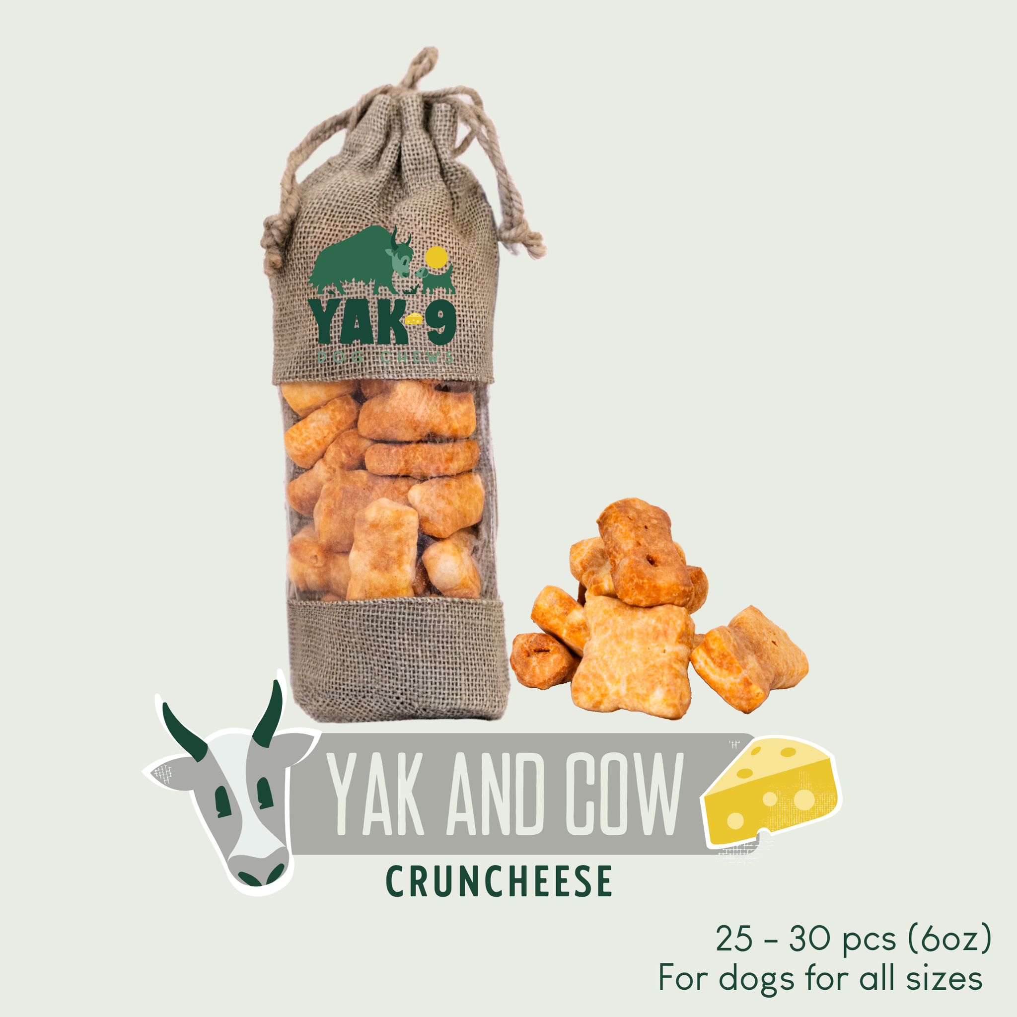 Yak and Cow Milk Chews for Dogs | Yak9 Chews