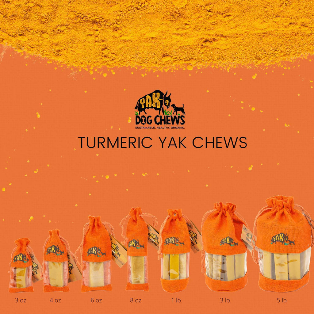Yak9 Turmeric Yak Milk Chews for Dogs - Yak9 Chews